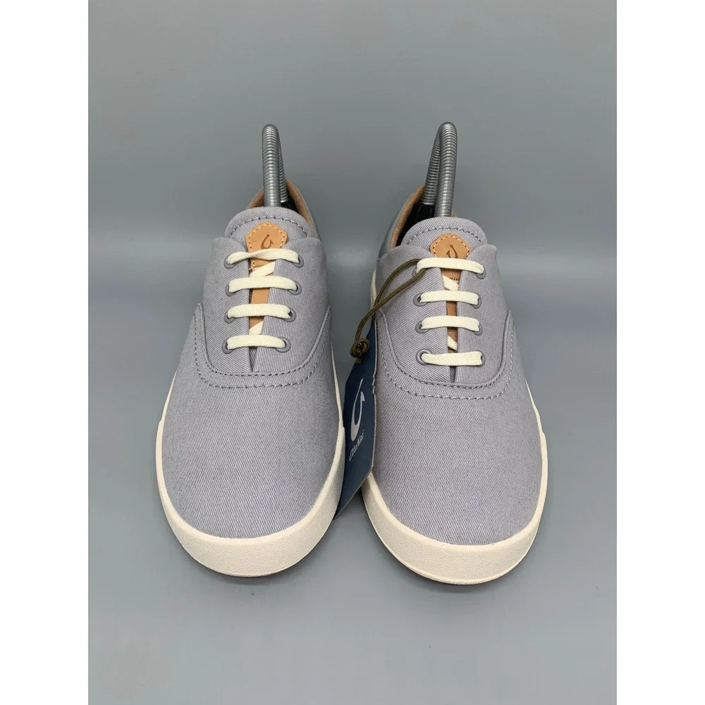 OluKai Kohu Fog Fade Gray Canvas Sneakers 20516-DWDW Women's Sz 7